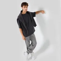 Футболка Champion Script Shop 220282-ES503 - Сіра