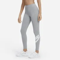 Nike Sportswear Essential женская С высокой Талией Logo лосины цвет серый