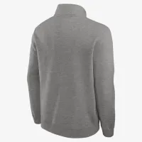 Penn State Nittany Lions Primetime Club чоловічі Nike College 1/2-Zip Crew колір сірий