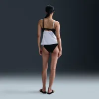 Nike Swim женская V-Neck Tankini цвет черный