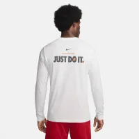 Nike мужские Long-Sleeve баскетбольные футболка цвет белый