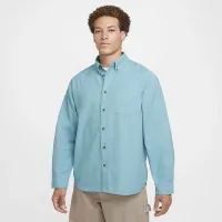 Nike Life чоловічі Long-Sleeve Oxford Button-Down Shirt блакитний