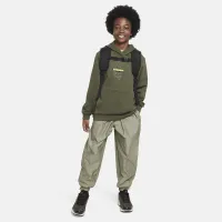Nike Sportswear Club Big детские Pullover Толстовка с капюшоном цвет зеленый