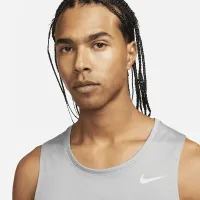 Nike Miler мужские Dri-FIT Running Tank цвет серый