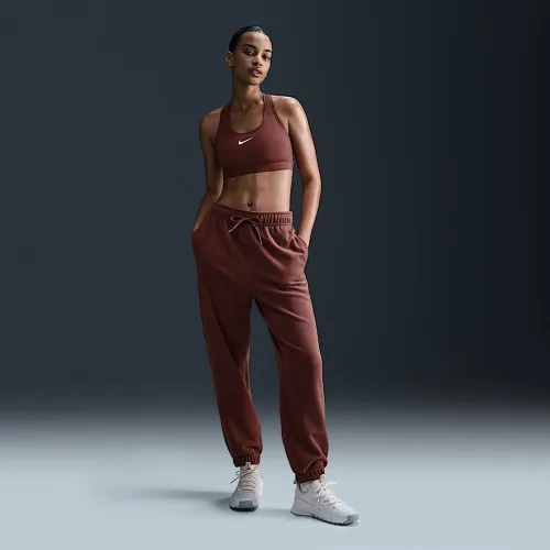 Nike Therma-FIT One женская Loose Fleece Pants цвет коричневый