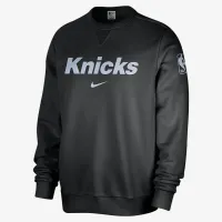 New York Knicks Standard Issue чоловічі Nike Dri-FIT NBA Crew-Neck світшот колір чорний