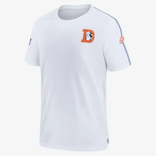 Denver Broncos Sideline Coach чоловічі Nike Dri-FIT NFL Top колір білий