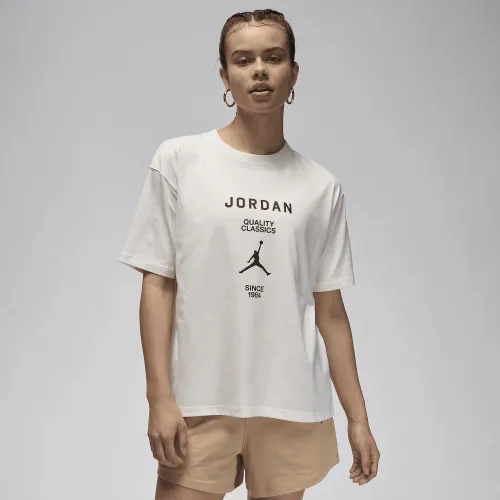 Nike Jordan жіноча Girlfriend футболка колір білий