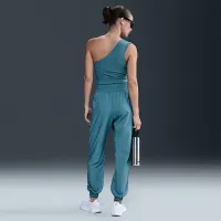 Nike One женская Dri-FIT С высокой Талией 7/8 Joggers синий