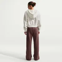Nike Sportswear Phoenix Fleece женская С высокой Талией Wide-Leg Pants цвет фиолетовый