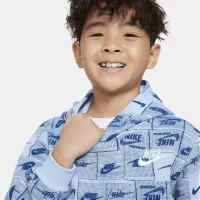 Nike Sportswear Club Little детские Толстовка с капюшоном синий