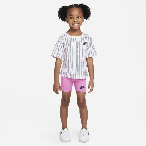 Nike Happy Camper Toddler Bike шорти комплект Pink