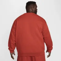 Nike Solo Swoosh чоловічі Fleece Crew колір червоний