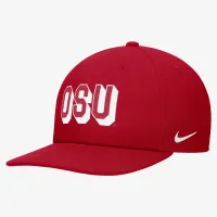 Ohio State Nike College Snapback Hat цвет красный