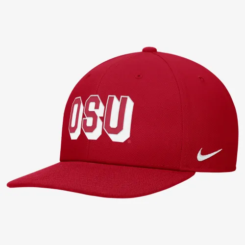Ohio State Nike College Snapback Hat цвет красный