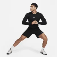 Nike Pro чоловічі Dri-FIT Slim Long-Sleeve Fitness Top колір чорний
