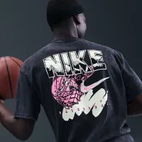 Nike чоловічі баскетбольні футболка колір чорний