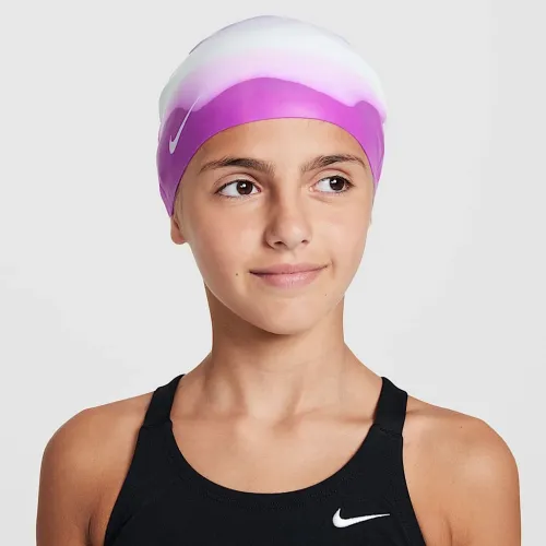 Nike Swim Big детские Силиконовый Cap цвет фиолетовый