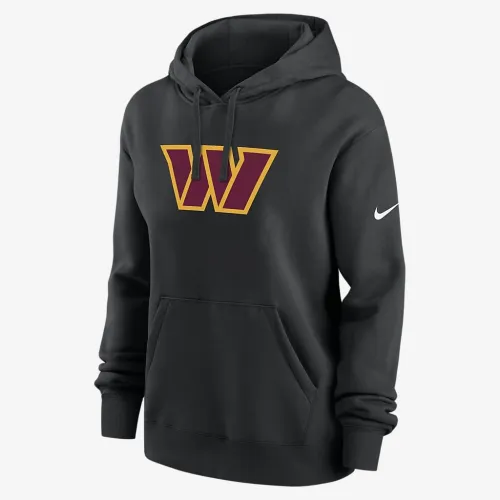 Washington Commanders Club женская Nike NFL Pullover Толстовка с капюшоном цвет черный