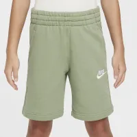Nike Sportswear Club Fleece Big дитячі French Terry шорти колір зелений
