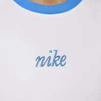 Nike Sportswear Chill Knit жіноча Slim Cropped Tee колір білий