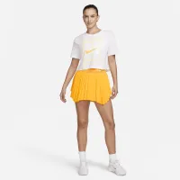 Nike Heritage жіноча Dri-FIT Short-Sleeve Cropped Top колір білий