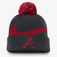 Atlanta Braves Peak чоловічі Nike MLB Cuffed Pom Beanie блакитний