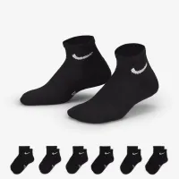 Nike Dri-FIT Performance Basics Little дитячі Ankle шкарпетки (6 пар) колір чорний