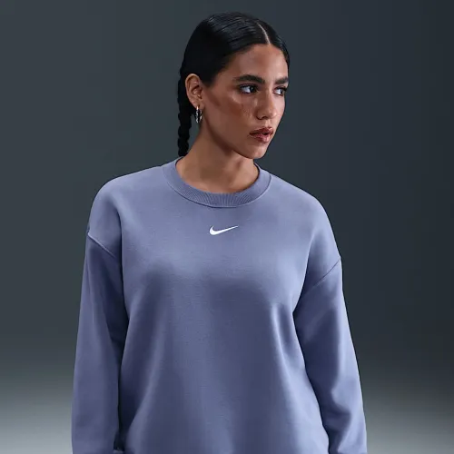 Nike Sportswear Phoenix Fleece жіноча оверсайз Crew-Neck світшот блакитний