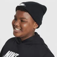 Nike Peak Big дитячі Beanie колір чорний