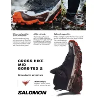 Кроссовки для треккинга SALOMON CROSS HIKE MID GTX 2 Gore-Tex (417310)