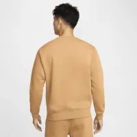 Nike Sportswear Club Fleece мужские Crew цвет коричневый