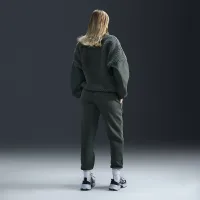 Nike Sportswear Phoenix Fleece женская Mid-Rise Sweatpants цвет зеленый