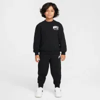 Nike Sportswear Powder Play Little детские 2-Piece Jacquard Crew набор цвет черный