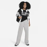 Nike Sportswear Club Fleece Big дитячі (Girls') Wide-Leg Pants колір сірий