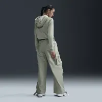 Nike Sportswear Club Fleece жіноча Logo Pullover Толстовка з капюшоном колір зелений