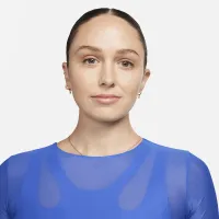 Nike FutureMove женская Dri-FIT Long-Sleeve Sheer Top синий