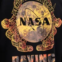 Кофта/футболка Alpha Industries NASA Davinci 13630303 -  Черная