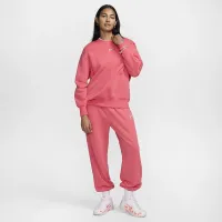 Nike Sportswear Phoenix Fleece женская оверсайз Crew-Neck свитшот Pink