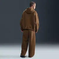Nike Tech чоловічі Fleece оверсайз Толстовка з капюшоном колір коричневий