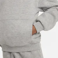 Nike Sportswear Club Fleece Little дитячі Pullover Толстовка з капюшоном колір сірий