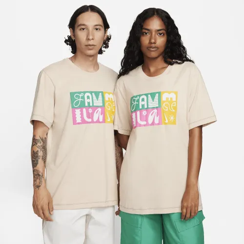 Nike Sportswear Familia чоловічі футболка колір коричневий