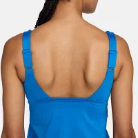 Nike Tankini женская Swimsuit Top синий