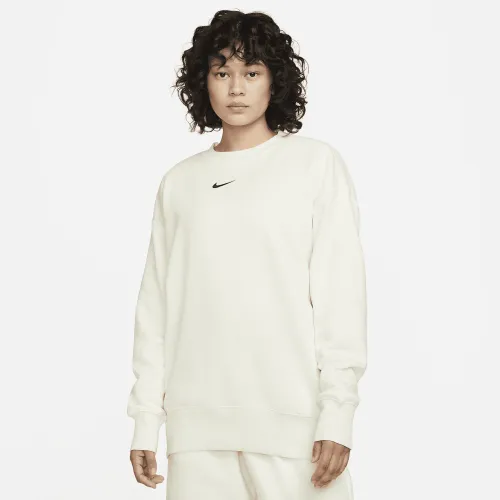 Nike Sportswear Phoenix Fleece женская оверсайз Crew-Neck свитшот цвет белый
