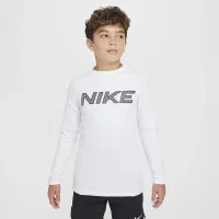 Nike Pro Warm Big дитячі (для хлопчиків) Dri-FIT Long-Sleeve тренувальні Top колір білий