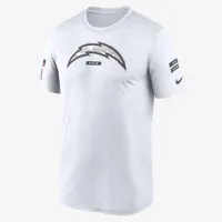 Los Angeles Chargers Salute to Service Primary Edge Legend чоловічі Nike Dri-FIT NFL футболка колір білий