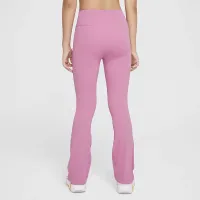 Nike One Girls' Dri-FIT Flaколір червоний лосіни Pink