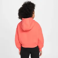 Nike Sportswear Tech Fleece Girls' оверсайз Толстовка с капюшоном Orange