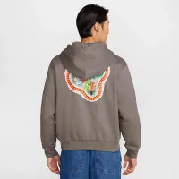 Nike SB Fleece Front-Zip Skate Толстовка з капюшоном колір сірий