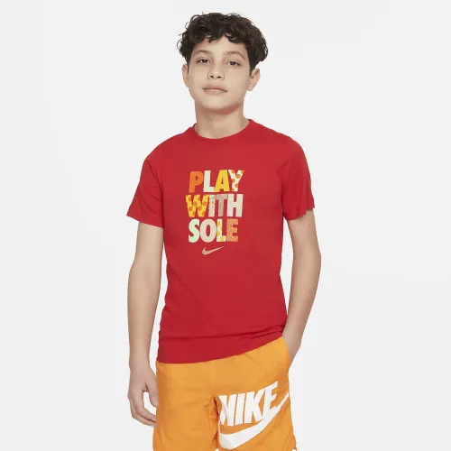 Nike Sportswear Big Kid's футболка колір червоний